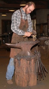 Caleb Nolen, Ploughshare Blacksmithing Teacher
