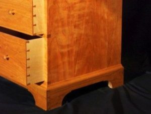 Dresser drawer dovetails