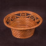 Pine Needle Basket with Walnuts