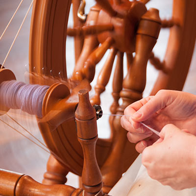 Spinning 201 - Spin Cotton on a Wheel - The Ploughshare Institute